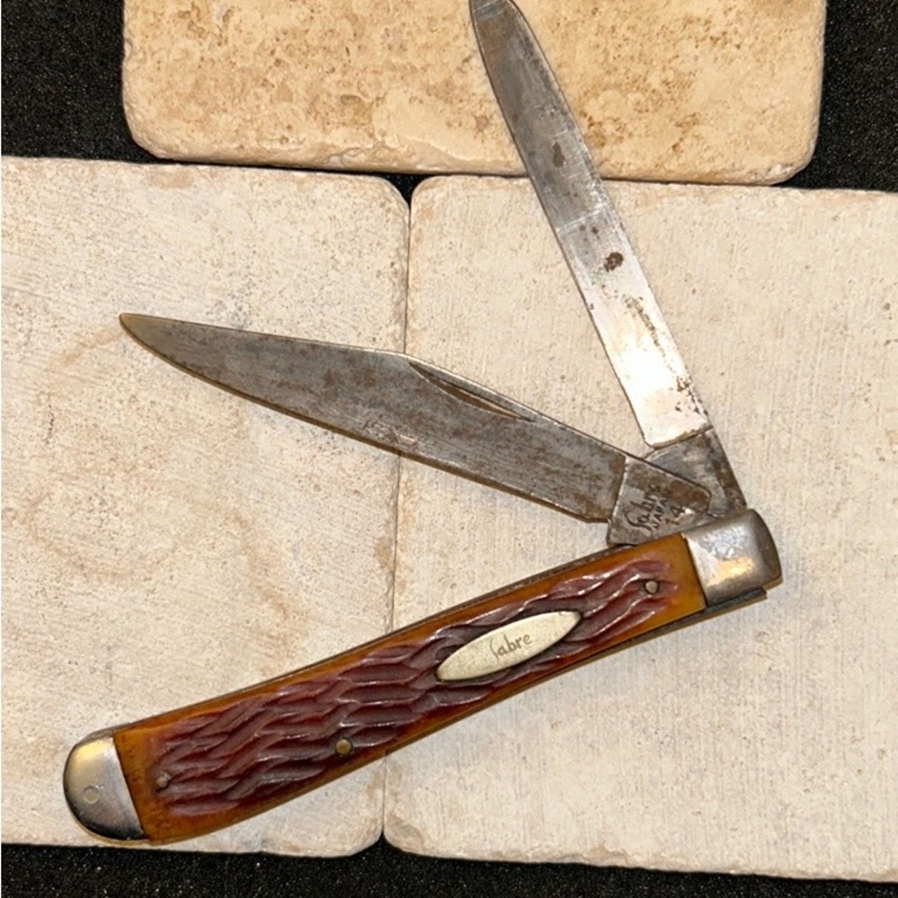 Sabre folding two/blade knife. SUPER FAST SHIPPING